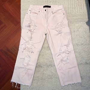 Alexander Wang Denim - pink distressed jeans - size 27